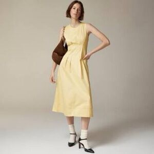 J.Crew NWT Pintuck midi dress in stretch twill, 6